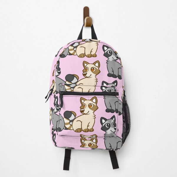 Item preview, Raccoon Friends in Pink designed and sold by leashonlife.
