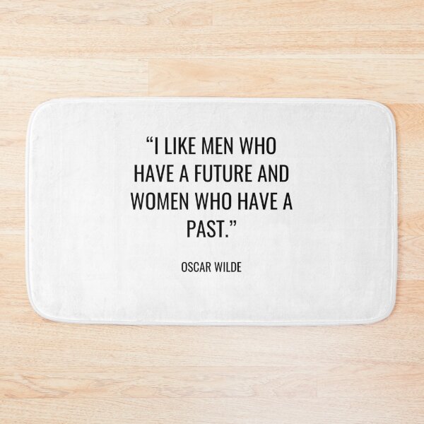 Item preview, Oscar Wilde - I like men who have a future and women who have a past. designed and sold by SocraticQuotes.