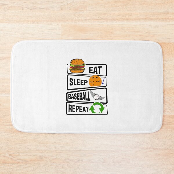 Item preview, Eat Sleep Baseball Repeat Funny illustration Baseball Gift  designed and sold by KO-Design.
