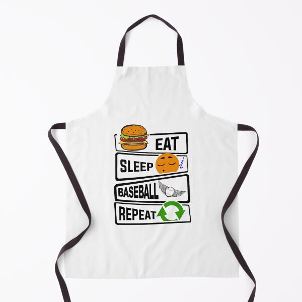 Item preview, Eat Sleep Baseball Repeat Funny illustration Baseball Gift designed and sold by KO-Design.