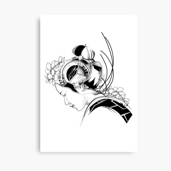 Android Geisha I Canvas Print