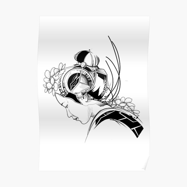 Android Geisha I Poster