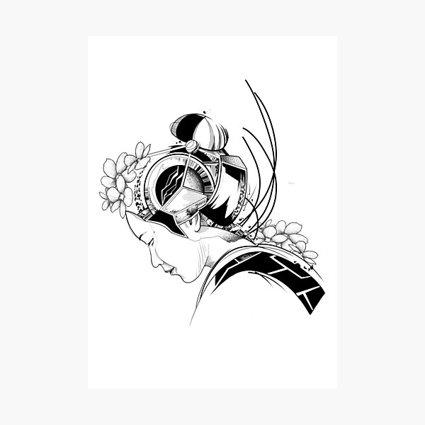 Android Geisha I Photographic Print
