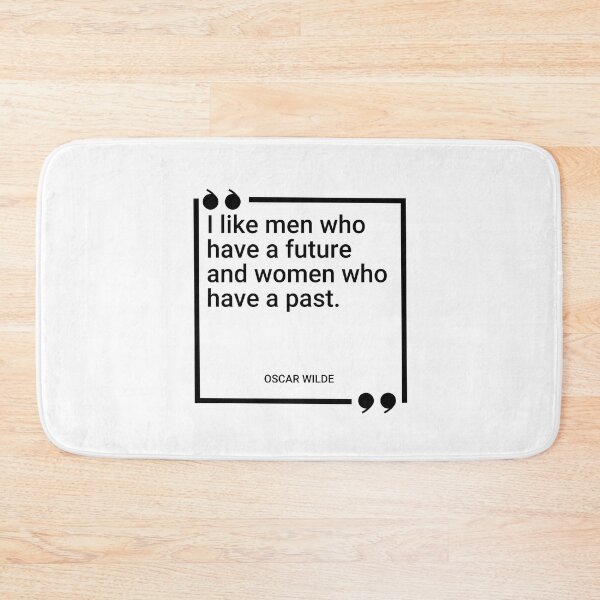 Item preview, Oscar Wilde - I like men who have a future and women who have a past. designed and sold by SocraticQuotes.