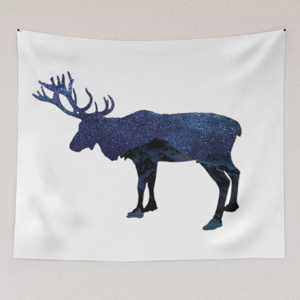 Item preview, Moose at night designed and sold by erikvanrent.