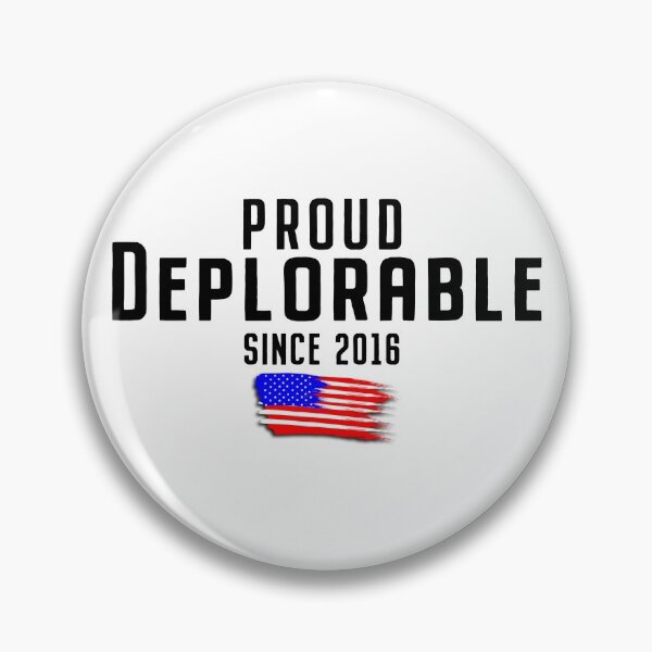 Item preview, Proud Deplorable Since 2016_WHITE designed and sold by Flag-Bearer-1.