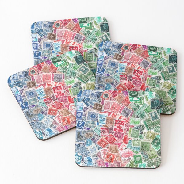 Item preview, Retro postage stamps designed and sold by Salomėja Misė.