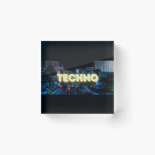 Item preview, Techno neon designed and sold by HugsAndSnacks.