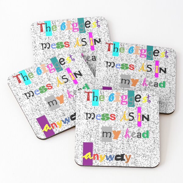 Item preview, Mess in my head motivational quote designed and sold by BImP design.
