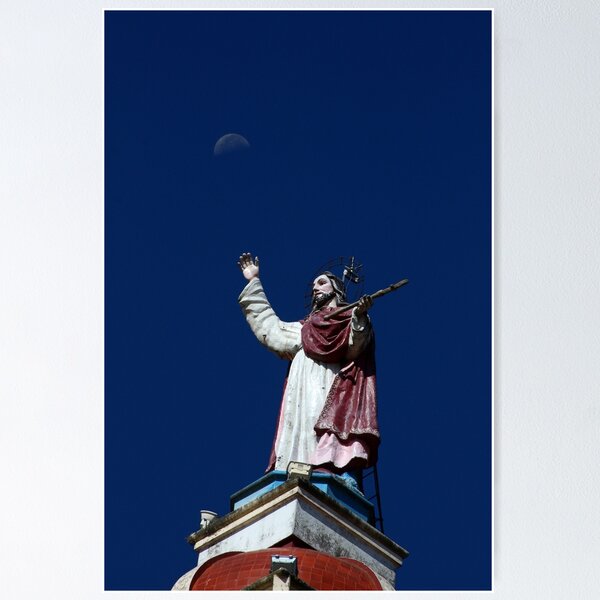 Item preview, Statue of Christ and the Moon designed and sold by rhamm.