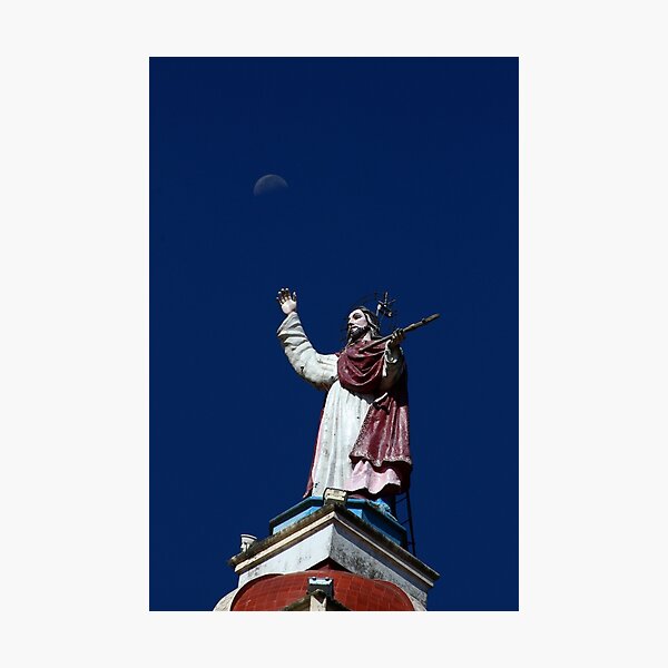 Item preview, Statue of Christ and the Moon designed and sold by rhamm.