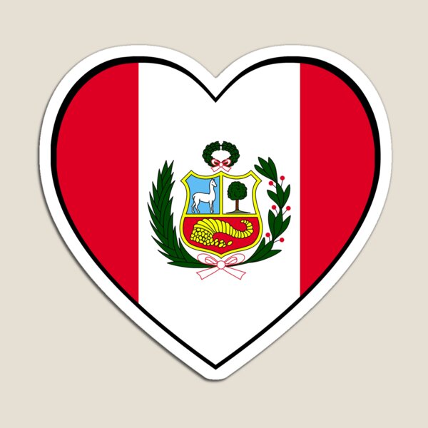 Item preview, Peru Heart designed and sold by rogue-design.
