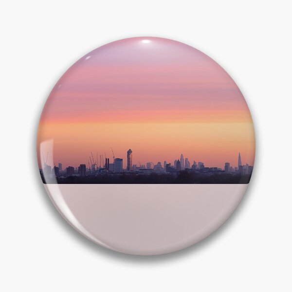 Item preview, Stunning colours of the sky at sunrise over London city designed and sold by HTPOP.