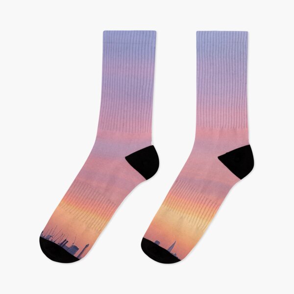 Item preview, Stunning colours of the sky at sunrise over London city designed and sold by HTPOP.