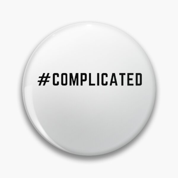 Item preview, Get your act together "#COMPLICATED" sarcastic quote sticker [P-Q 101][721] designed and sold by HIPNOTIZAR  CRAFTS.