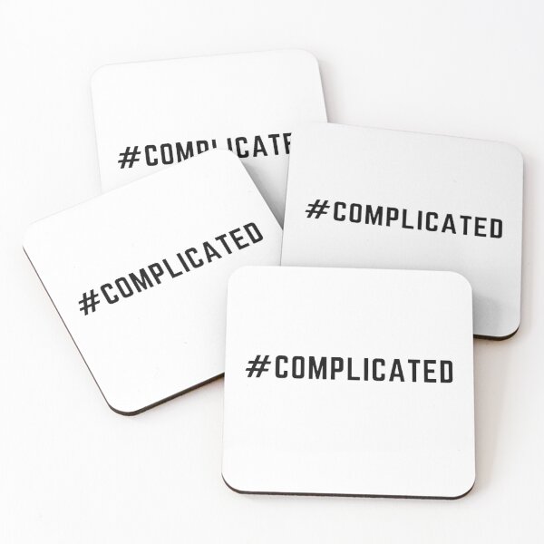 Item preview, Get your act together "#COMPLICATED" sarcastic quote sticker [P-Q 101][721] designed and sold by HIPNOTIZAR  CRAFTS.
