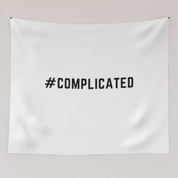 Item preview, Get your act together "#COMPLICATED" sarcastic quote sticker [P-Q 101][721] designed and sold by HIPNOTIZAR  CRAFTS.
