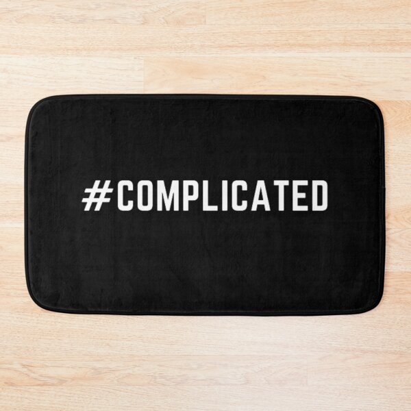 Item preview, Get your act together "#COMPLICATED" sarcastic quote sticker [P-Q 101B][722] designed and sold by HIPNOTIZAR  CRAFTS.