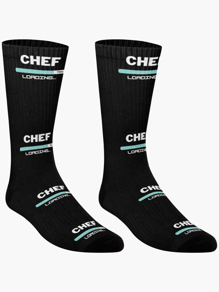 Thumbnail 3 of 5, Socks, Future Chef Loading In Progress designed and sold by livegood.
