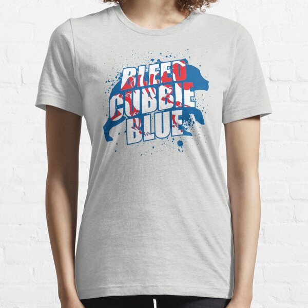 Bleed Cubbie Blue T-Shirt - Personalized Gifts: Family, Sports