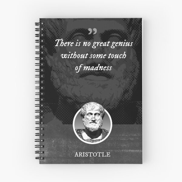 Item preview, Aristotle - There is no great genius without some touch of madness designed and sold by Syahrasi.