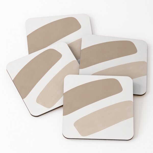 Item preview, Two Neutral Colored Shapes designed and sold by ArtforDailyLife.