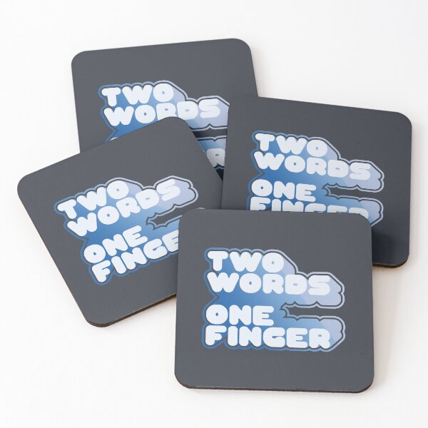 Item preview, TWO WORDS ONE FINGER designed and sold by azified.