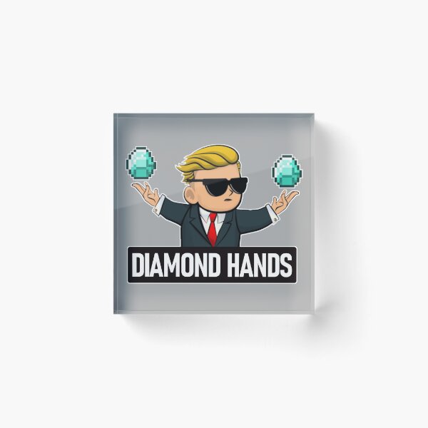 Item preview, Diamond Hands To The Moon designed and sold by DannyAndCo.