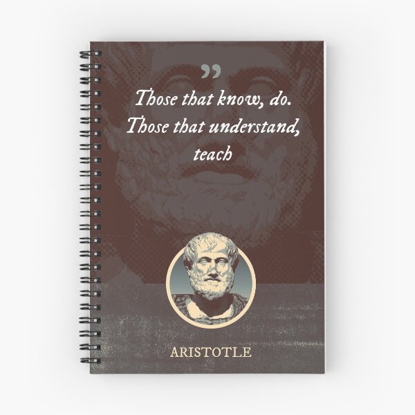 Item preview, Aristotle - Those that know, do. Those that understand, teach designed and sold by Syahrasi.