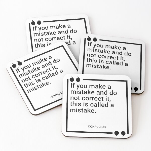 Item preview, Confucius - If you make a mistake and do not correct it, this is called a mistake. designed and sold by SocraticQuotes.