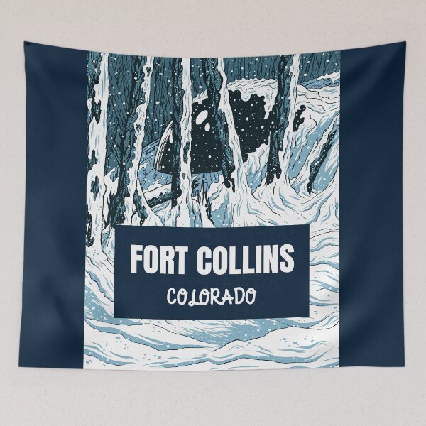 Item preview, Fort Collins Colorado Frozen UFO in Forest designed and sold by Taumaturgo.