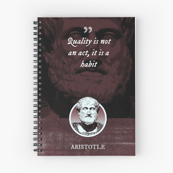 Item preview, Aristotle - Quality is not an act, it is a habit designed and sold by Syahrasi.