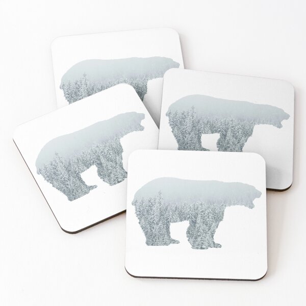 Item preview, Polar bear (winter backdrop) designed and sold by erikvanrent.