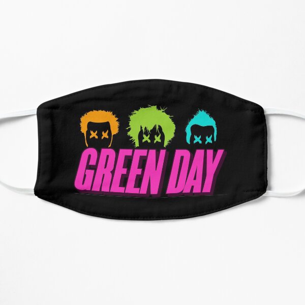 modern greenday Flat Mask