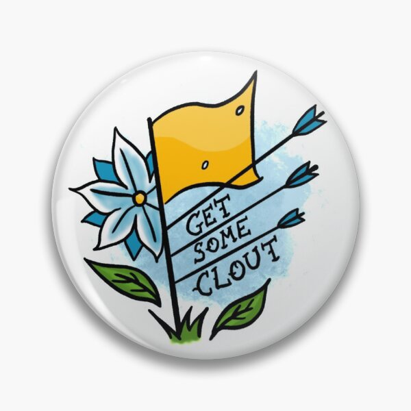 Item preview, Get Some Clout Archery Traditional Tattoo Flash designed and sold by LazyBlackCatArt.