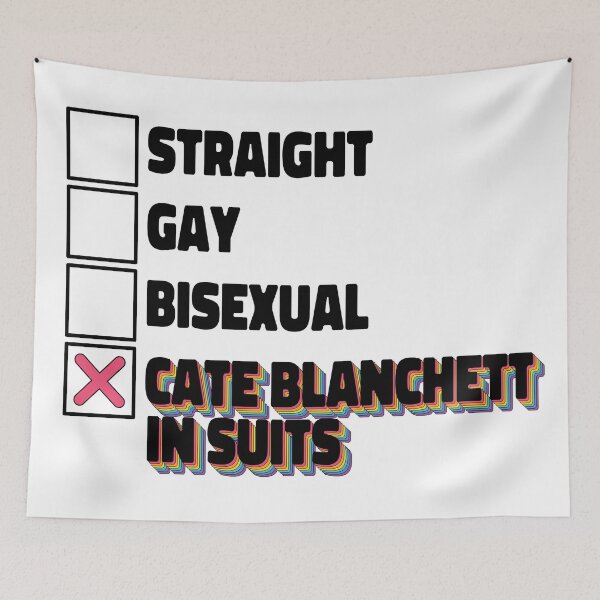 Item preview, Cate Blanchett In Suits designed and sold by ColoredRatio.