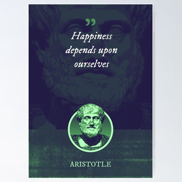 Item preview, Aristotle - Happiness depends upon ourselves designed and sold by Syahrasi.