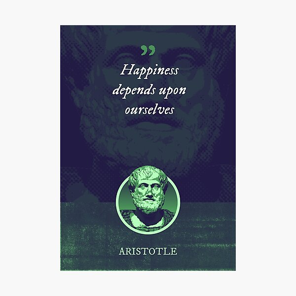 Item preview, Aristotle - Happiness depends upon ourselves designed and sold by Syahrasi.