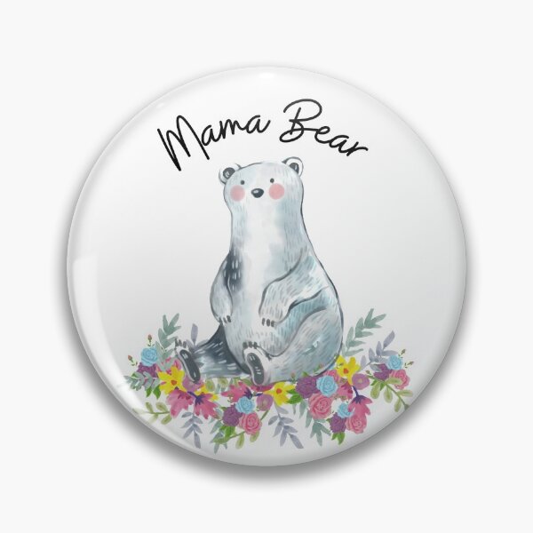 Item preview, Mothers Day Floral Mama Bear designed and sold by EscapismDesigns.
