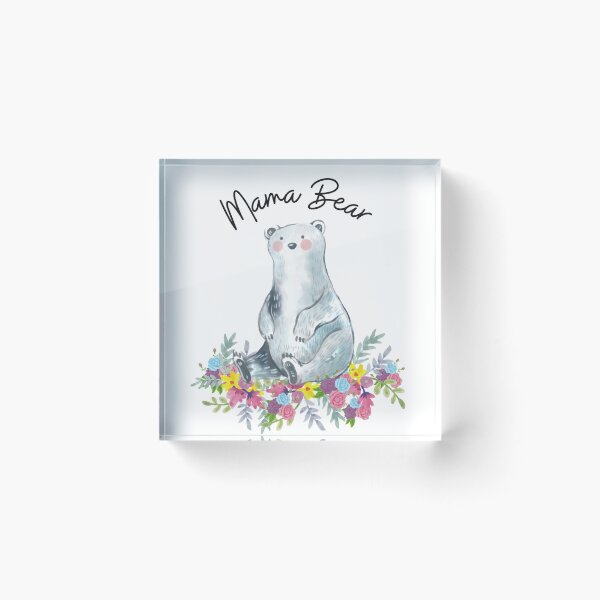 Item preview, Mothers Day Floral Mama Bear designed and sold by EscapismDesigns.