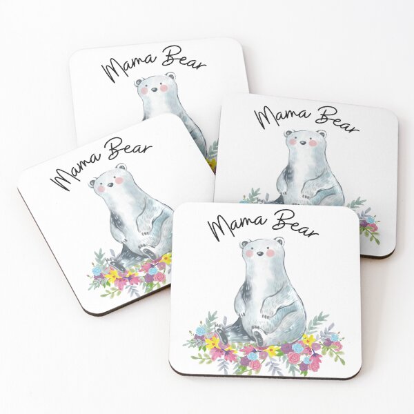 Item preview, Mothers Day Floral Mama Bear designed and sold by EscapismDesigns.