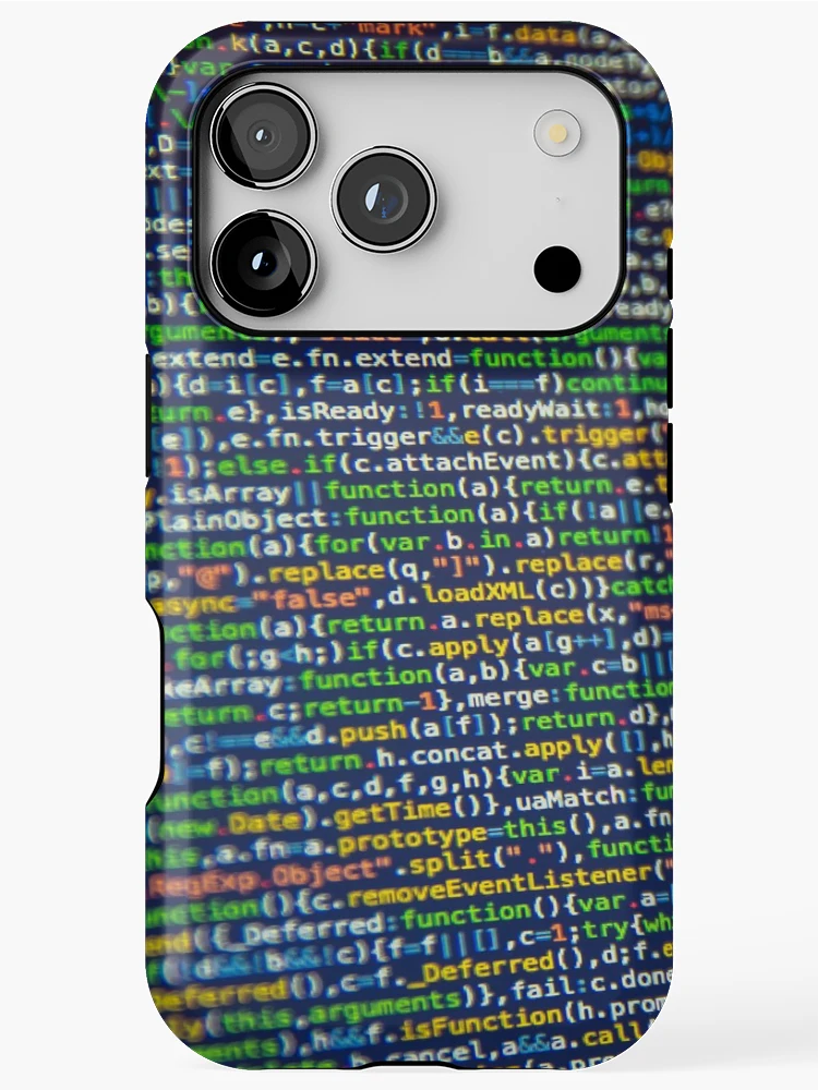Thumbnail 1 of 4, iPhone Case, Programming Code designed and sold by MenOfRage.