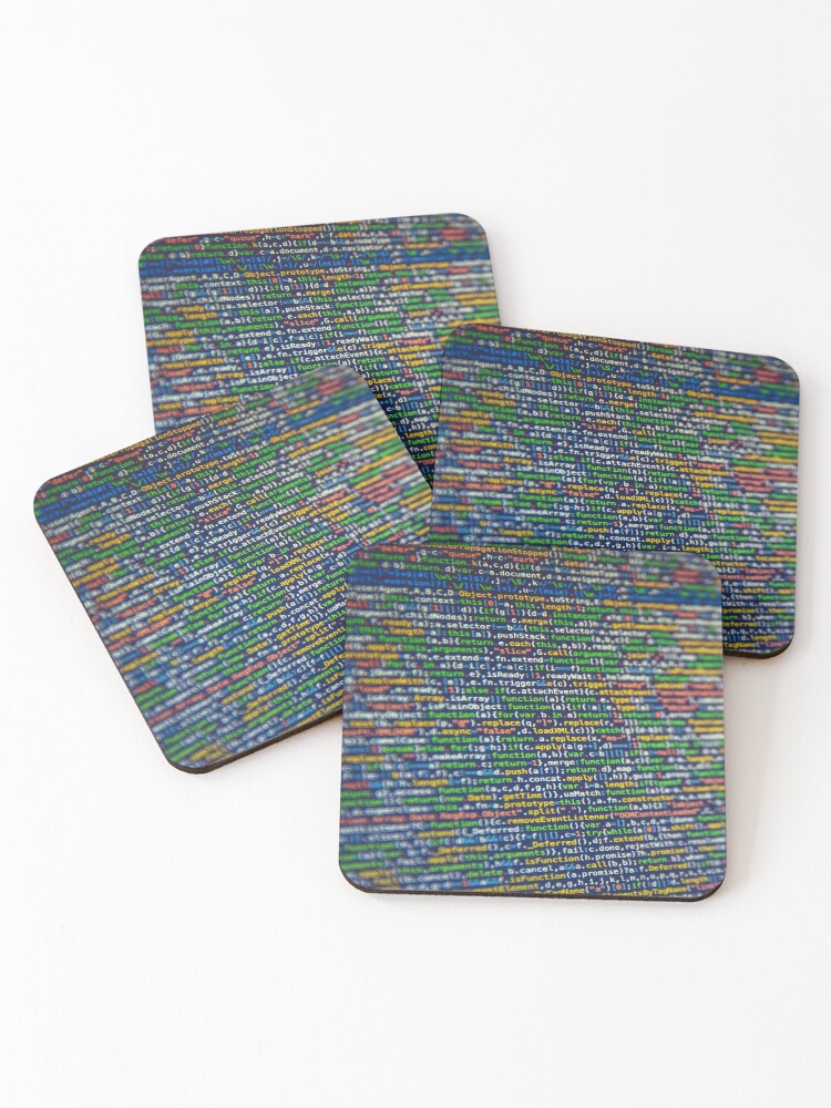 Thumbnail 1 of 5, Coasters (Set of 4), Programming Code  designed and sold by MenOfRage.