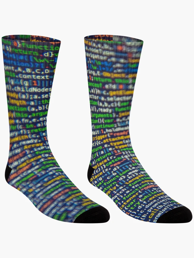 Thumbnail 3 of 5, Socks, Programming Code designed and sold by MenOfRage.