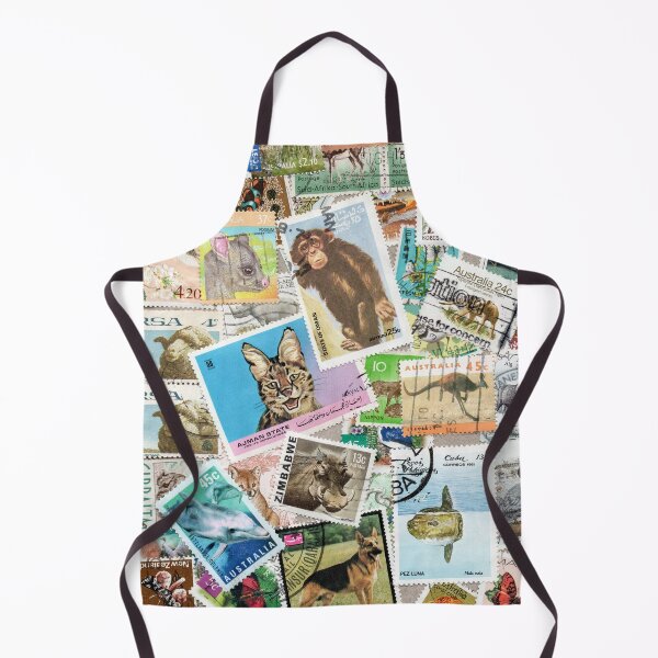 Item preview, Retro postage stamps with animals designed and sold by Salomėja Misė.