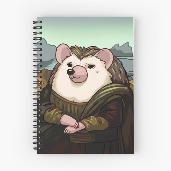 Item preview, Mona Lisa Hedgehog Leonardo da Vinci designed and sold by Pameloo.