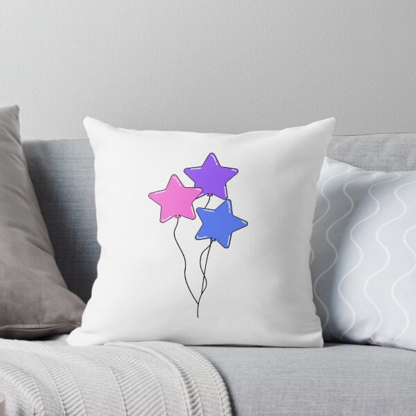 Item preview, Pastel Bisexual Pride Star Balloons designed and sold by meicha.