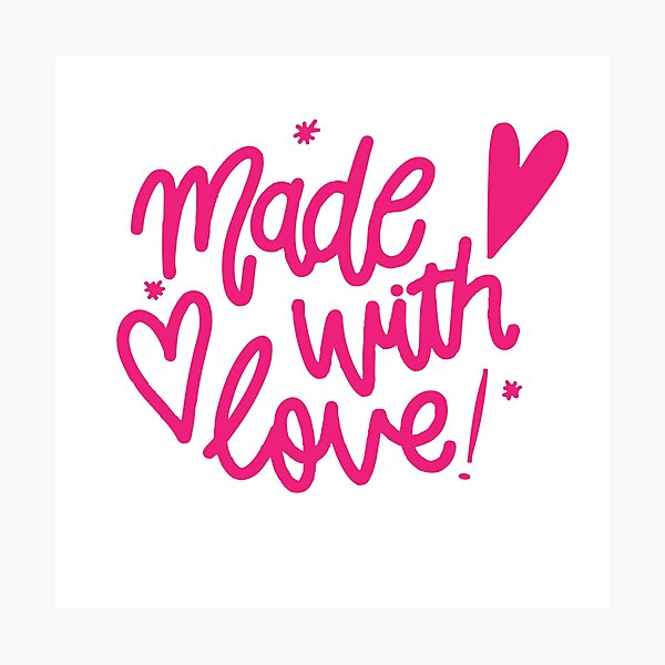 Item preview, MADE WITH LOVE designed and sold by MallsD.