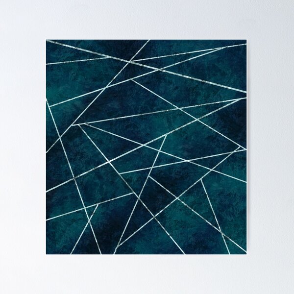 Item preview, Deep Ocean Blue Abstract Design designed and sold by Artereya.
