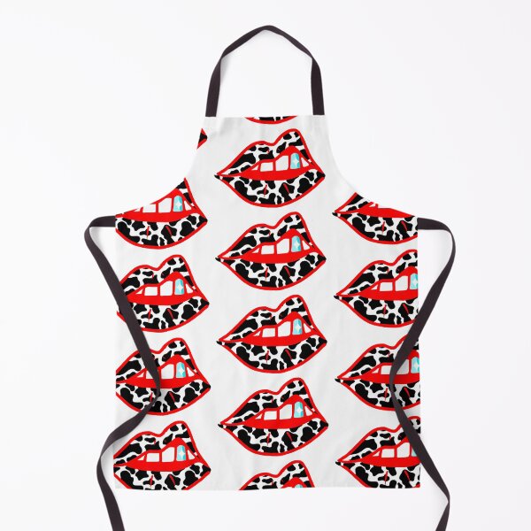 Artikelvorschau, Cowprint Mund Design | 90er Modestil entworfen und verkauft von nowthatspeachy.